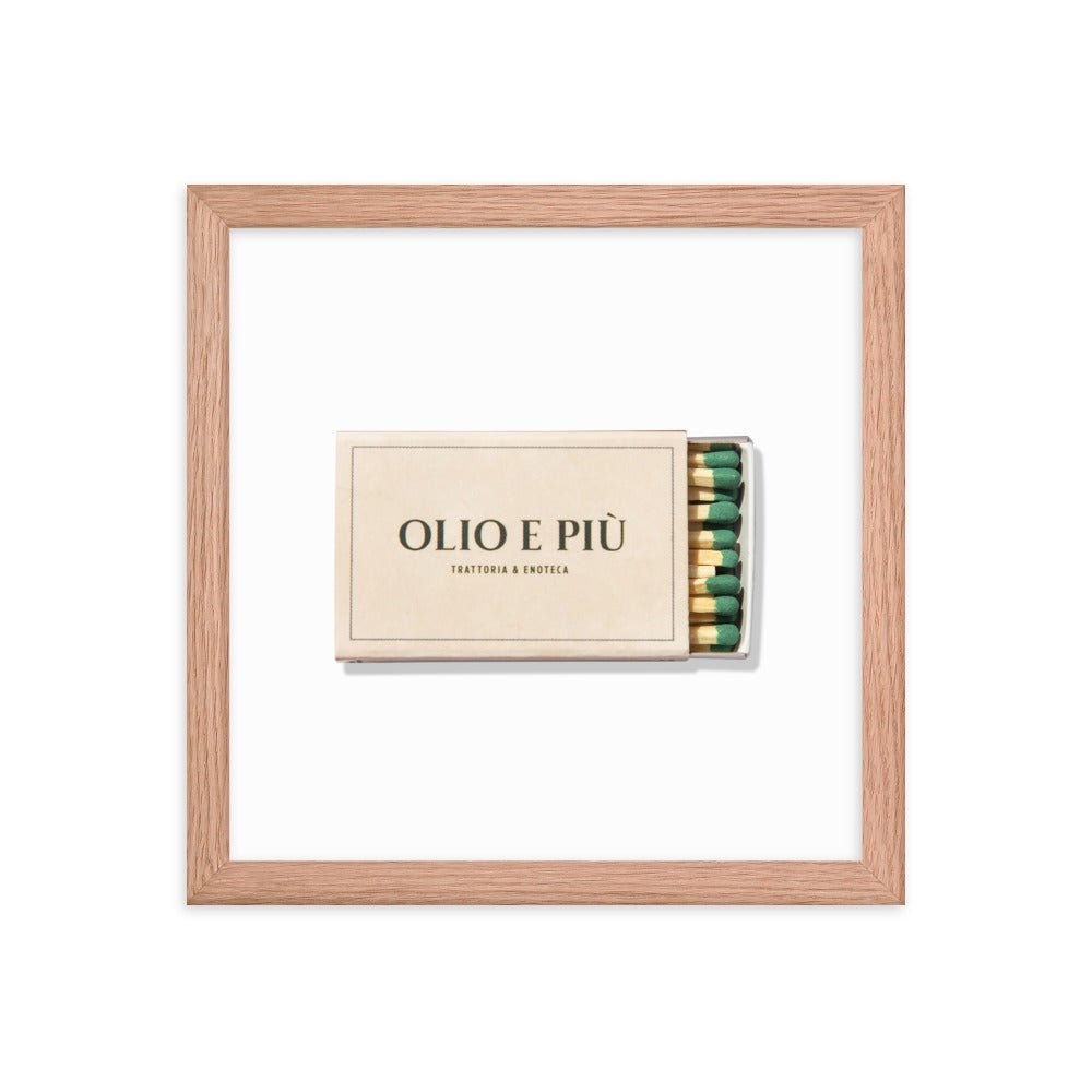 Olio E Piu Framed Print - Liza Pruitt