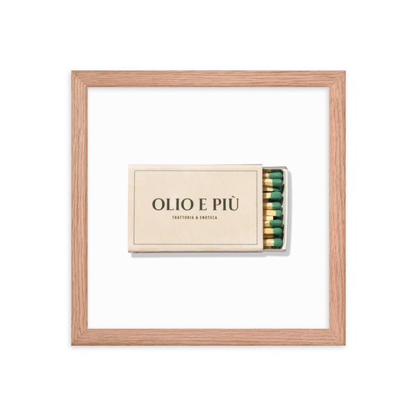 Olio E Piu Framed Print - Liza Pruitt