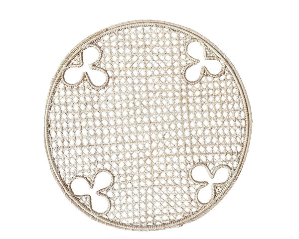 Olive Motif Iraca Charger - Liza Pruitt