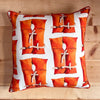 Orange Life Vest Pillow - Liza Pruitt