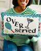 Overserved Needlepoint Pillow - Liza Pruitt