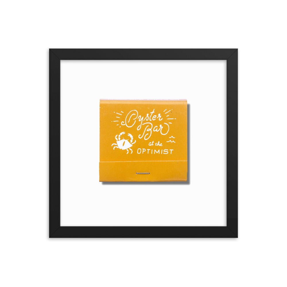 Oyster Bar Framed Print - Liza Pruitt