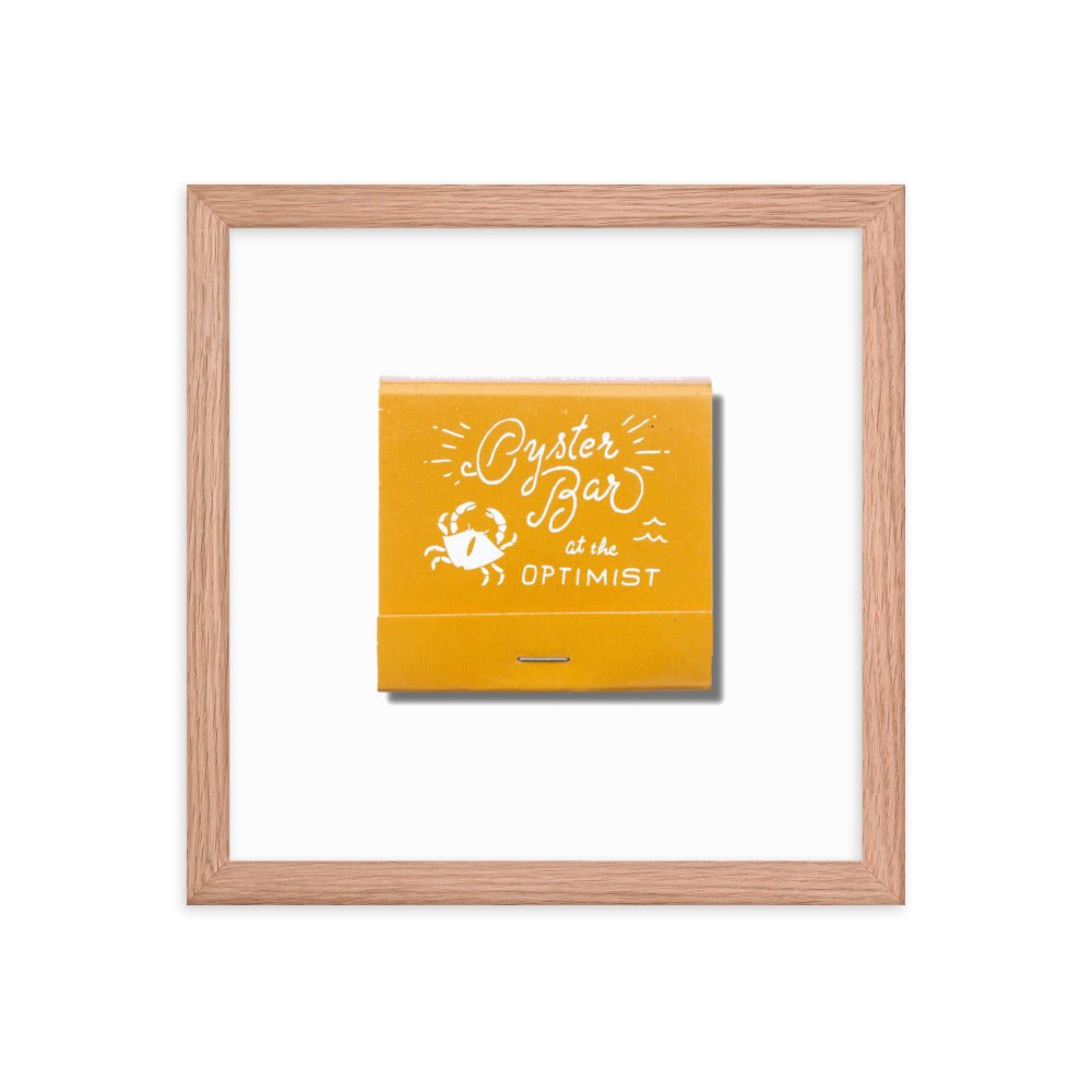 Oyster Bar Framed Print - Liza Pruitt