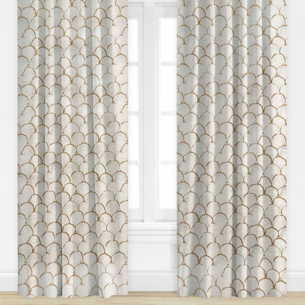 Oyster Scallop Drapery Panel - Liza Pruitt