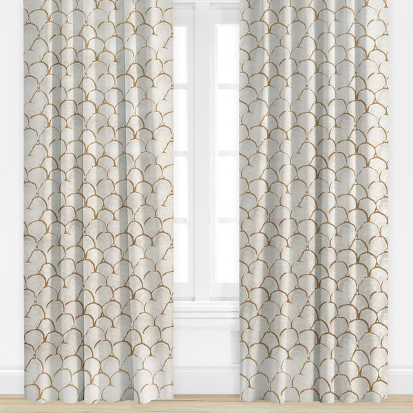 Oyster Scallop Drapery Panel - Liza Pruitt