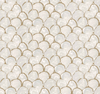 Oyster Scallop in Rex by Palm Orleans Bolster Cover - Liza Pruitt
