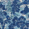Pagoda Trees in Blues by Thibaut Pillow Cover - Liza Pruitt