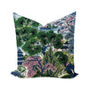 Pagoda Trees in Lavender & Blue by Thibaut Pillow Cover - Liza Pruitt
