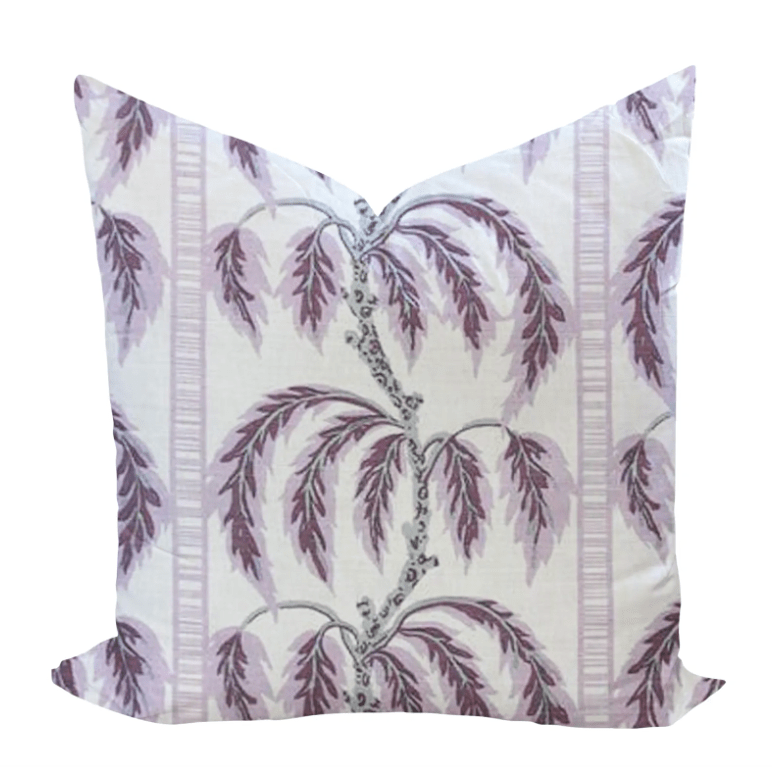 Palms in Parma Pillow Cover by Sister Parish - Liza Pruitt