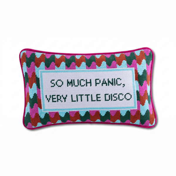 Panic at the Disco Needlepoint Pillow - Liza Pruitt