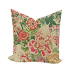 Peony Garden in Beige by Thibaut Pillow Cover - Liza Pruitt