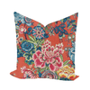 Peony Garden in Coral by Thibaut Pillow Cover - Liza Pruitt