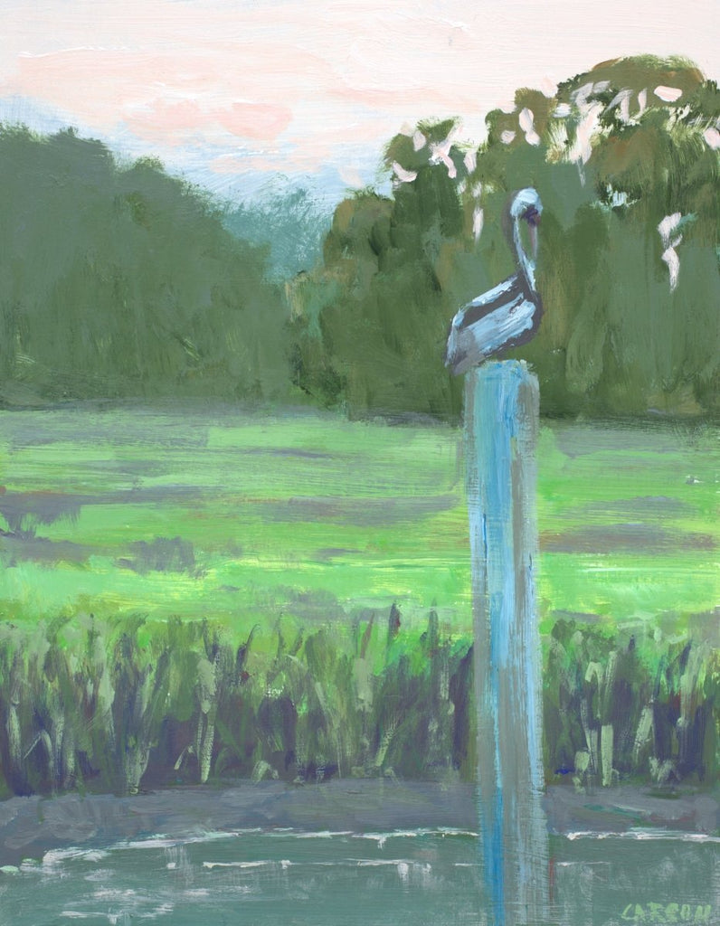 Perched | 14" h x 11" w - Liza Pruitt