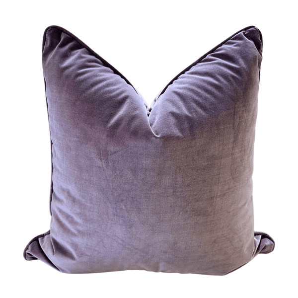 Performance Velvet in Lavender Pillow - Liza Pruitt