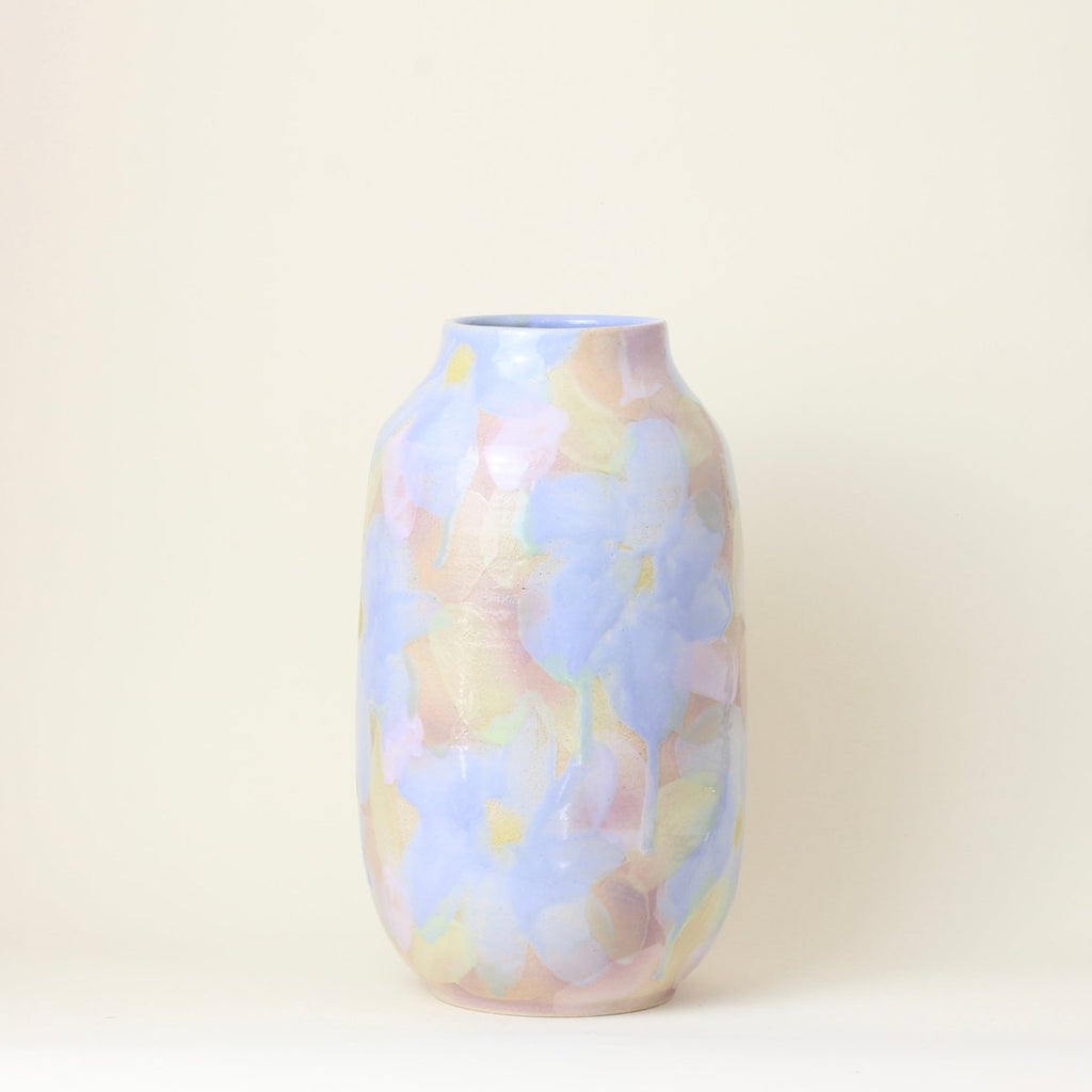 Periwinkle Blooms Vase | 10.5" h x 5.5" w - Liza Pruitt
