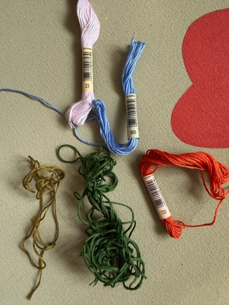 Persimmon Garden Confetti | 30" h x 24" w - Liza Pruitt