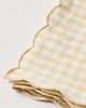 Petite Gingham Scalloped Napkins - Liza Pruitt