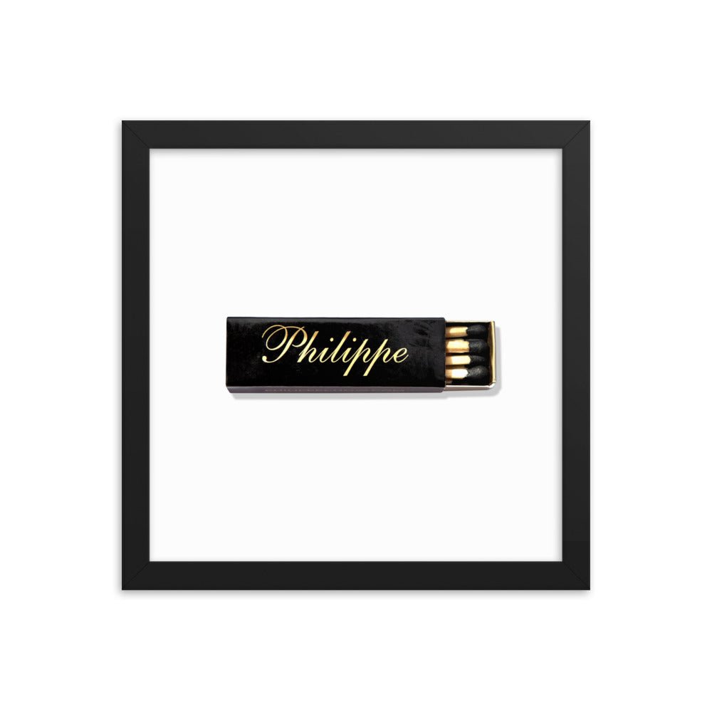 Philippe Framed Print - Liza Pruitt