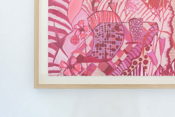 Picnic Dreams | 28.5” h x36.25” w | Framed - Liza Pruitt