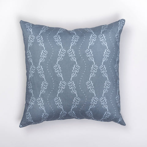 Pillow Cover - Jardim do Mar, Denim - Liza Pruitt
