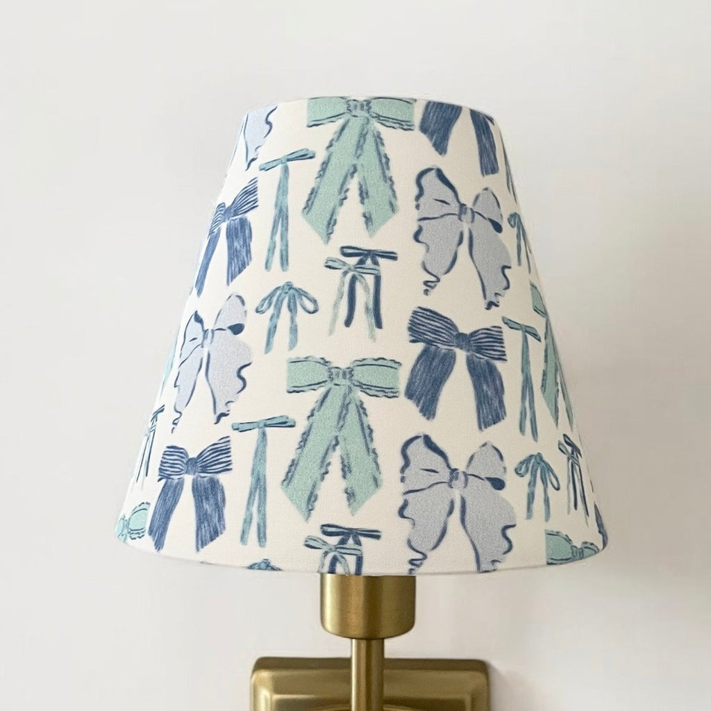 Pink Bow Sconce Shade - Liza Pruitt