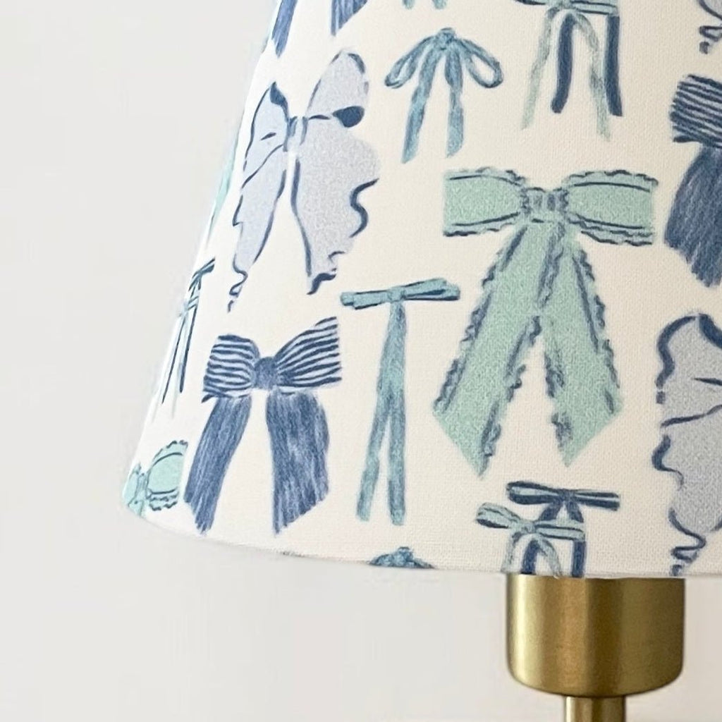 Pink Bow Sconce Shade - Liza Pruitt