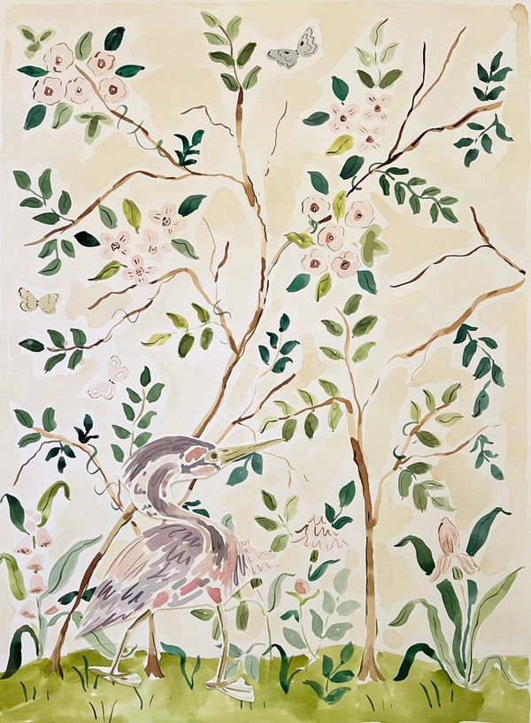 Pink Garden Club No. 1, Original 22x30 - Liza Pruitt