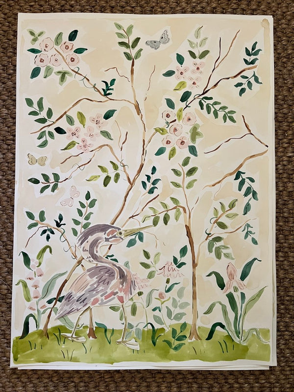 Pink Garden Club No. 1, Original 22x30 - Liza Pruitt