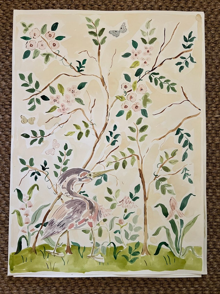 Pink Garden Club No. 1, Original 22x30 - Liza Pruitt