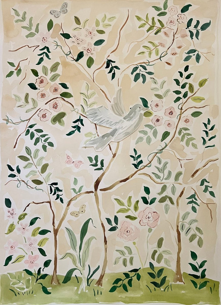 Pink Garden Club No. 2, Original 22x30 - Liza Pruitt