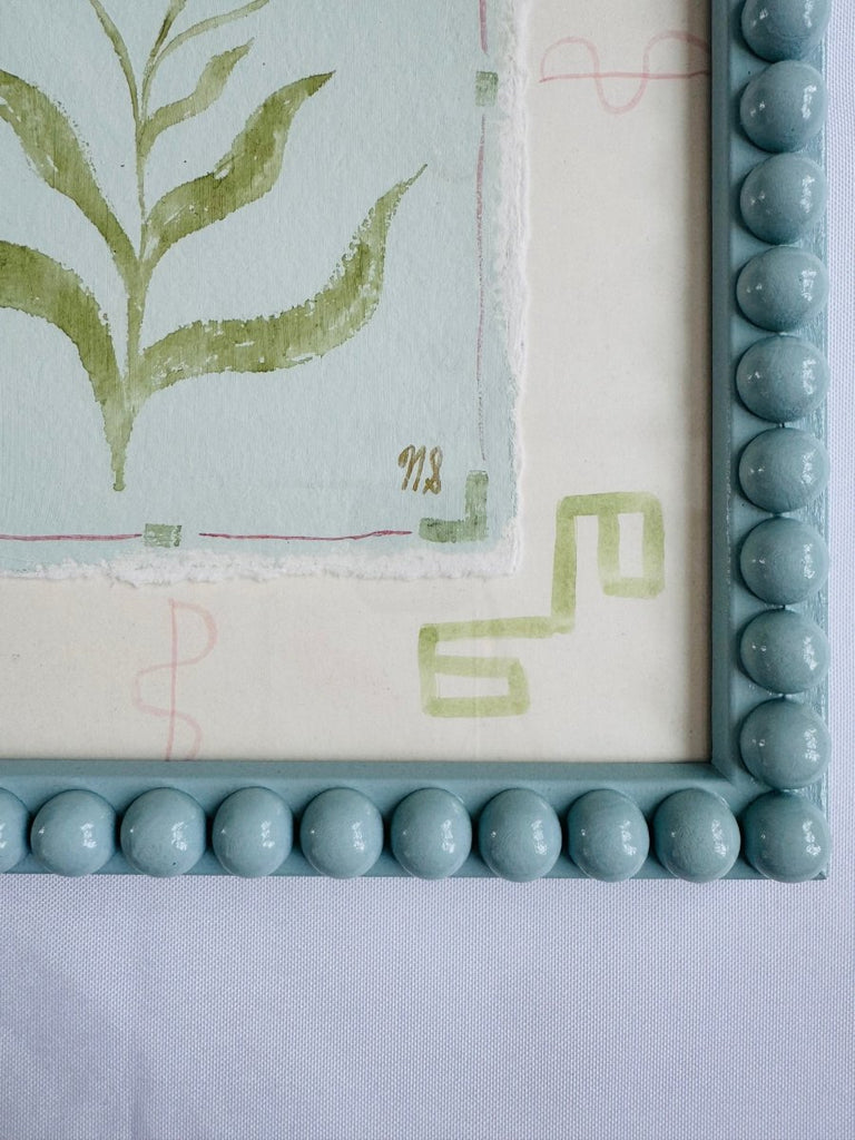 Pink Hearts | 11" h x 9" w | Framed - Liza Pruitt