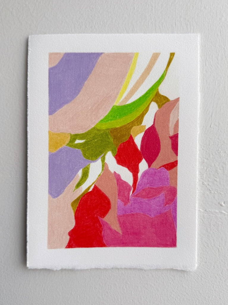 Pink Magic | 7" h x 5” w | Unframed - Liza Pruitt