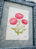 Pink Peony in Blue Ruffle | 14" h x 12" w | Framed - Liza Pruitt