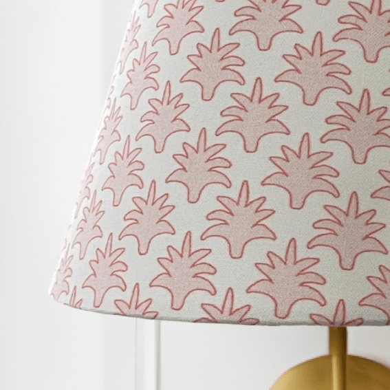 Pink Sconce Shade in Whitney - Liza Pruitt