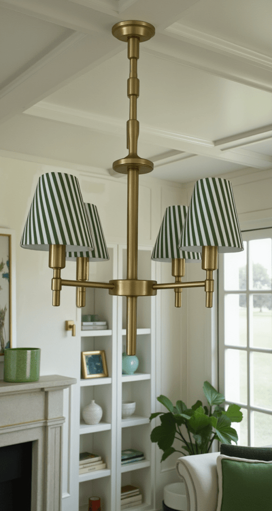 Pink Striped Sconce Shade - Liza Pruitt