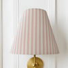 Pink Striped Sconce Shade - Liza Pruitt