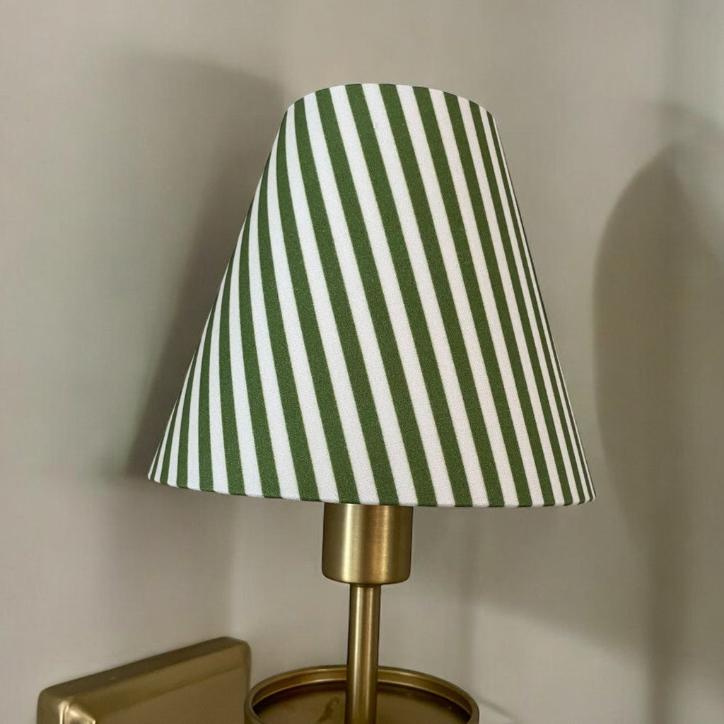 Pink Striped Sconce Shade - Liza Pruitt
