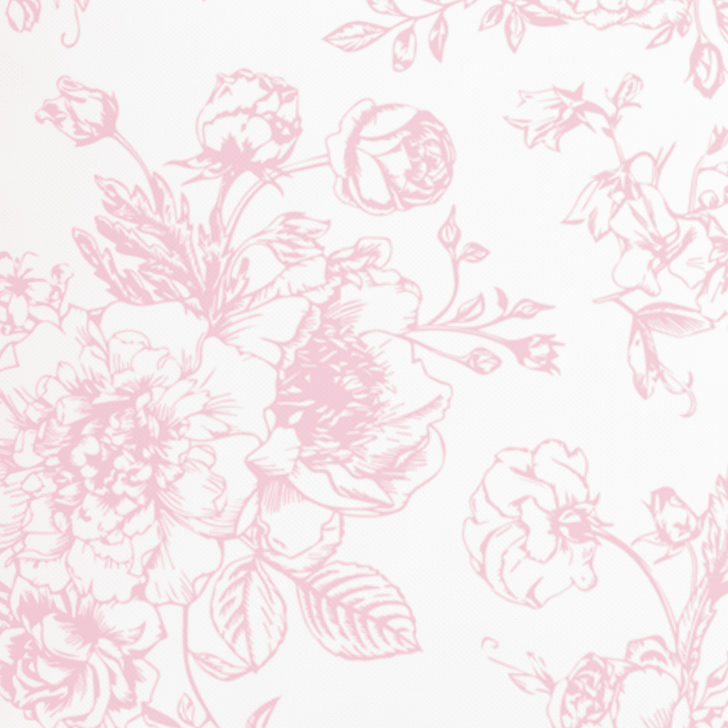 Pink Toile Floral Pillow in Rosecrest - Liza Pruitt
