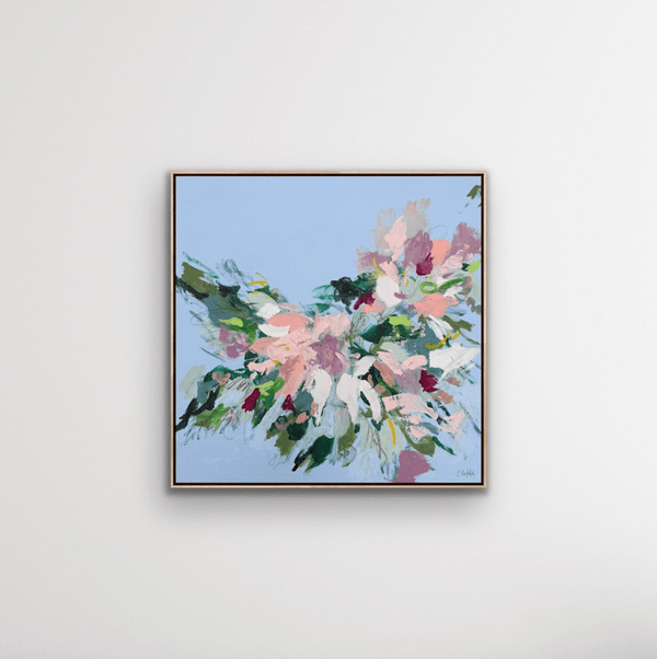 Pink Tulip Field | 36" h x 36" w | Framed - Liza Pruitt