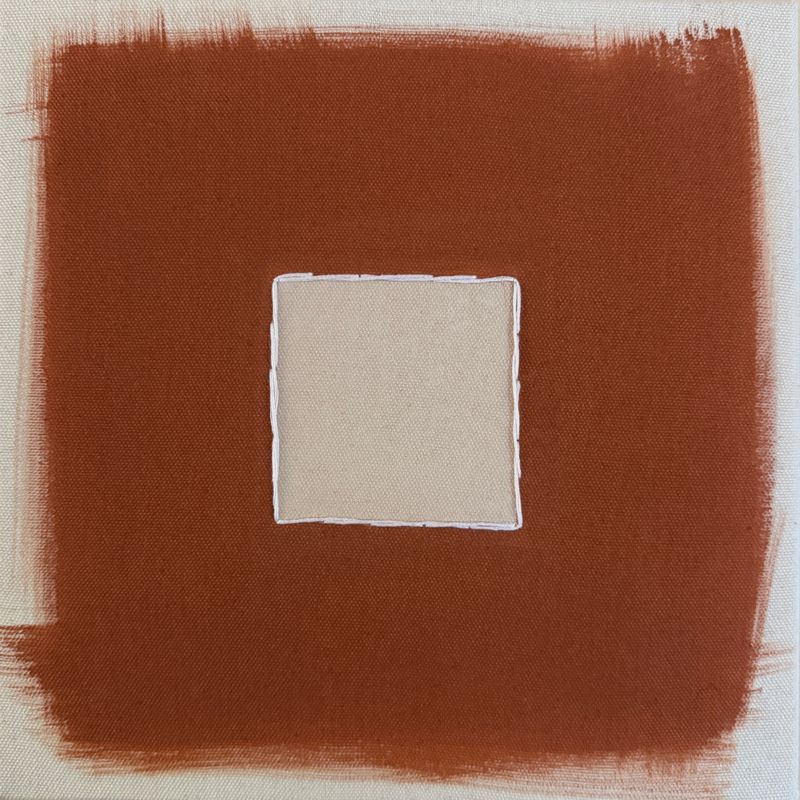 Pink/Rust Box | 10" h x 10" w - Liza Pruitt