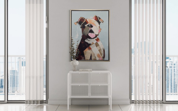 Pitbull - Limited Edition Canvas Print - Liza Pruitt