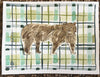 Plaid Bear, Original 9x12 - Liza Pruitt