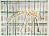 Plaid Giraffe | 9" h x 12" w | Original - Liza Pruitt