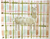Plaid Llama | 9" h x 12" w | Original - Liza Pruitt