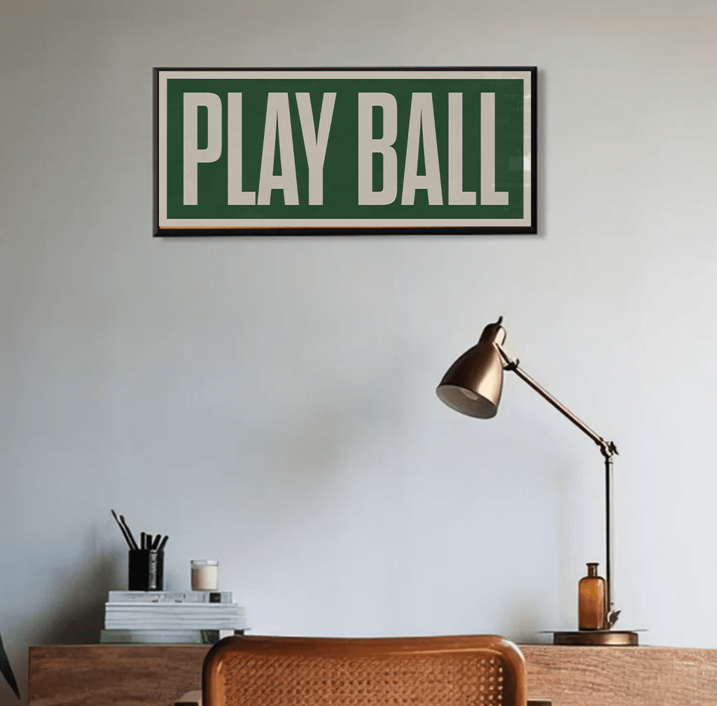 Play Ball Baseball Banner - Liza Pruitt