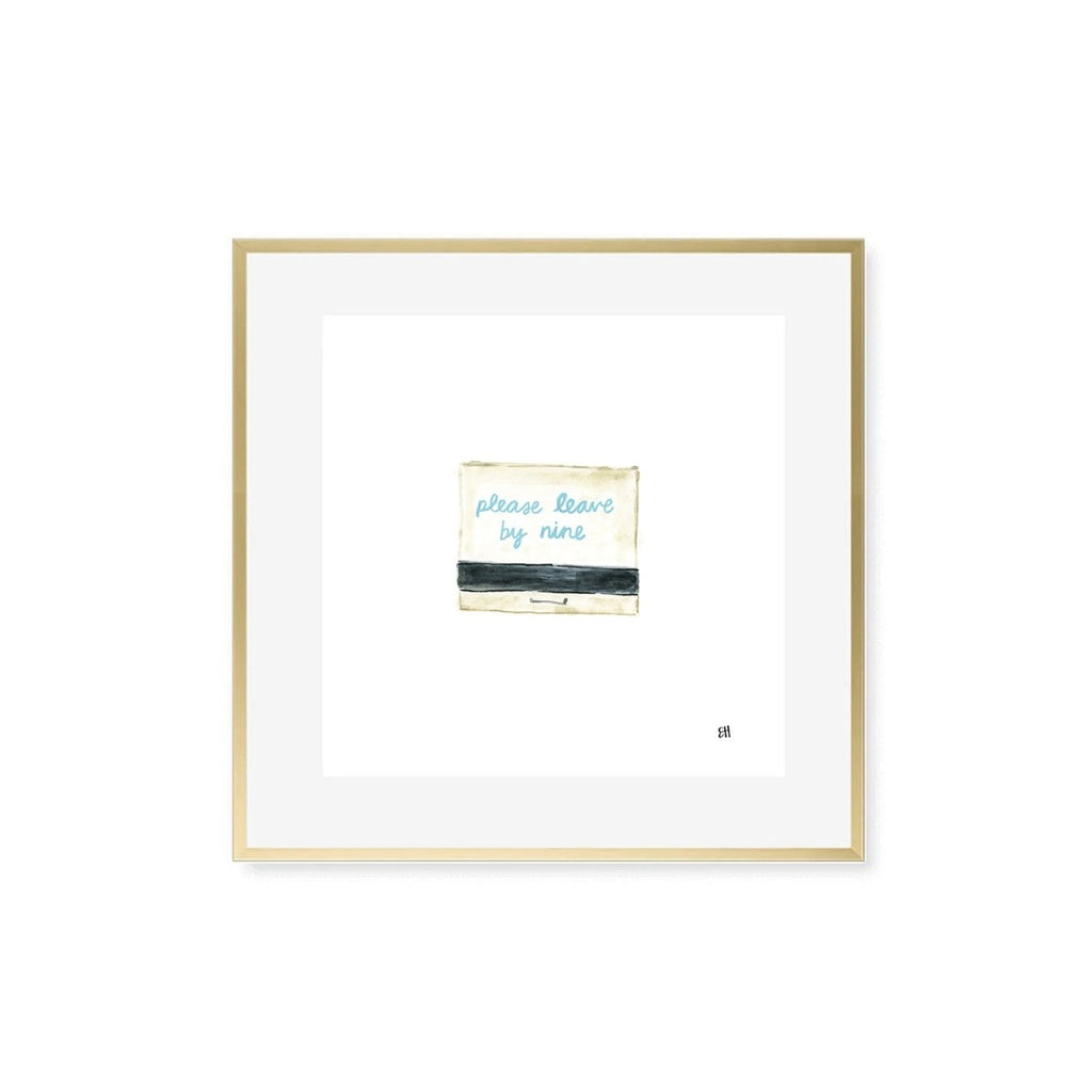 Please Leave by Nine Matchbook Fine Art Print - Liza Pruitt