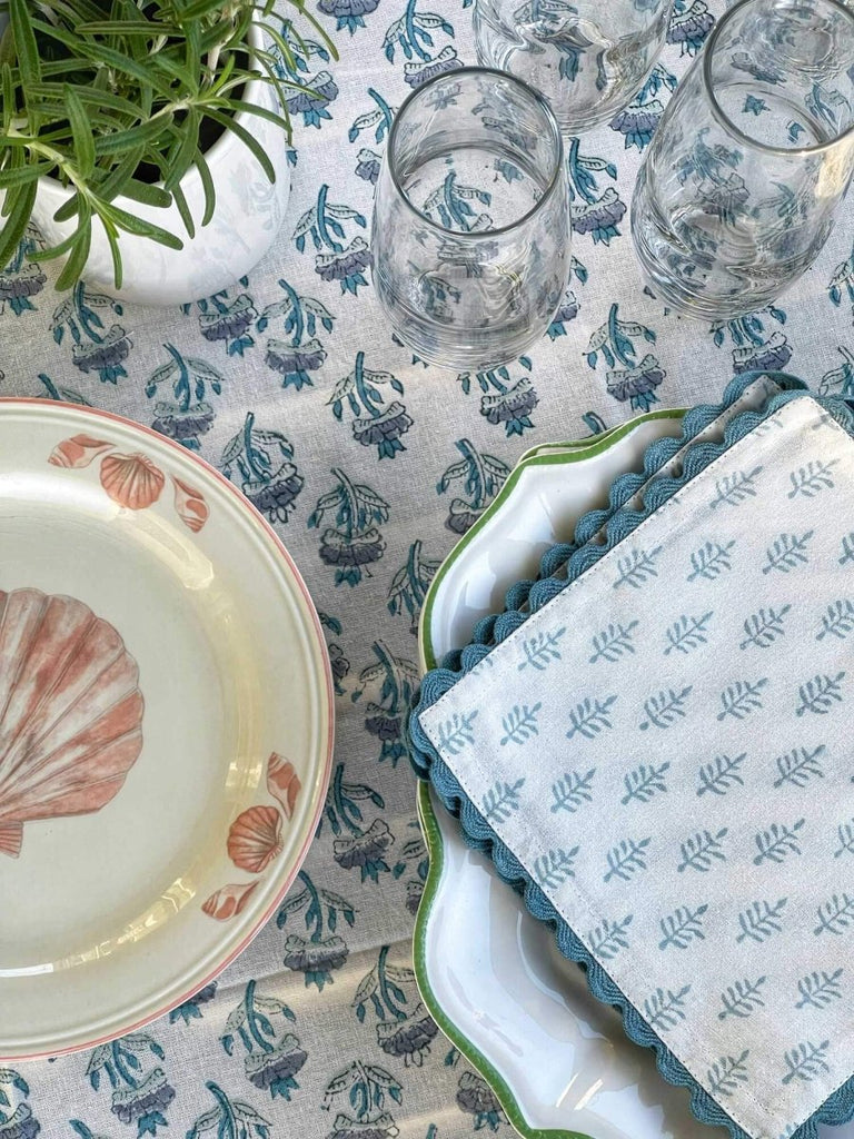 Plum Blossom Square Tablecloth - Liza Pruitt