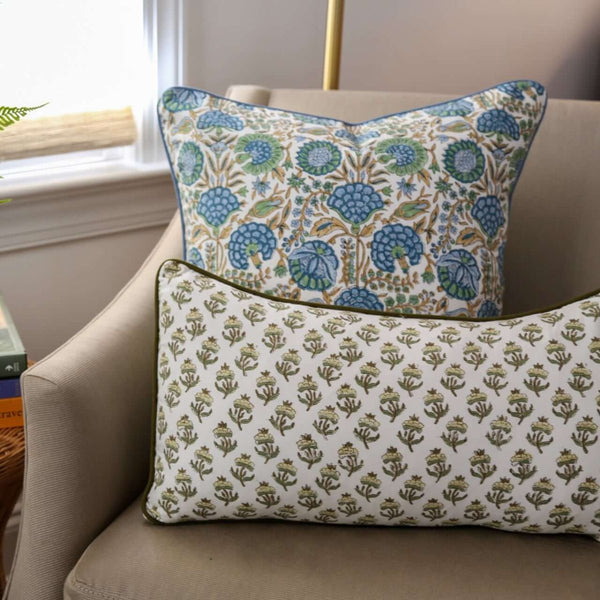 Plum Blossom Throw Pillow Cover - Liza Pruitt