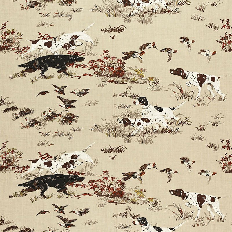 Pointers in Tan by Schumacher Bolster - Liza Pruitt