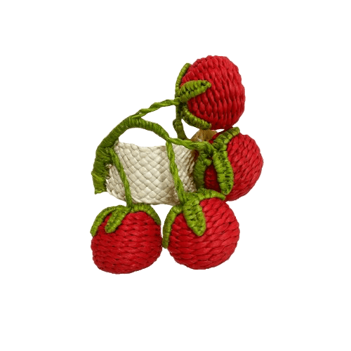 Pomodori Iraca Napkin Rings - Liza Pruitt